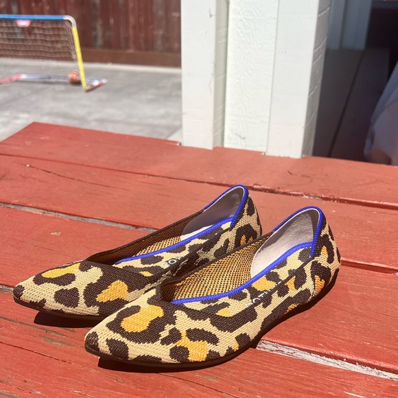 Rothy’s leopard print pointed toe flats size 6 - Picture 6 of 6
